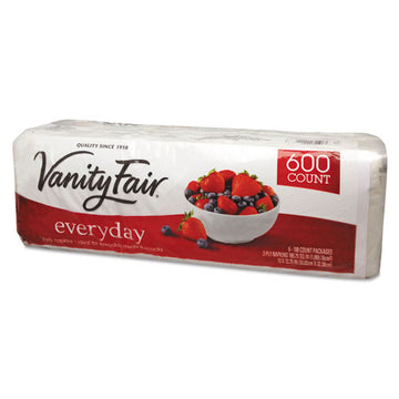 Vanity Fair® Vanity Fair Everyday Dinner Napkins, 2-ply, White, 300-pack freeshipping - TVN Wholesale